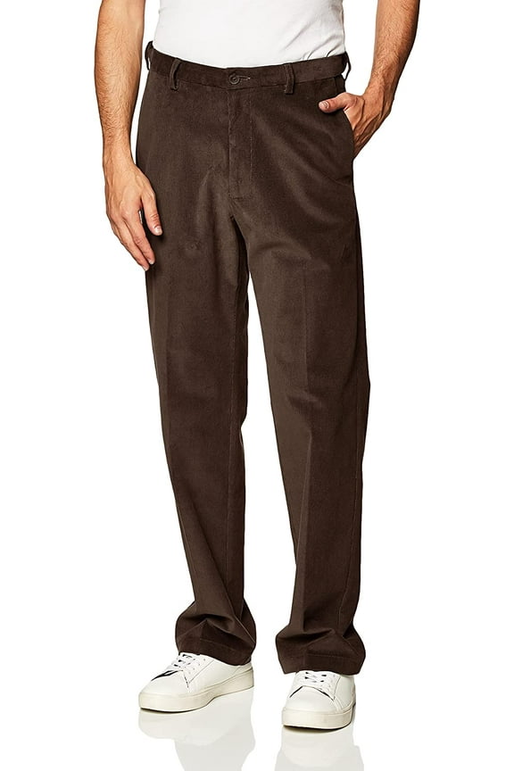 Mens Pants 38X29 Corduroys Stretch Straight Fit 38