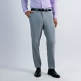 thumbnail image 1 of Men's Haggar® Cool Right® Performance Flex Slim-Fit Flat-Front Pants Color: Lead Size: 32X29, 1 of 4