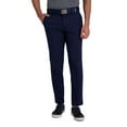 thumbnail image 1 of Men's Haggar® Cool Right® Performance Flex Slim-Fit Flat-Front Pants Color: Midnight Size: 32X34, 1 of 4