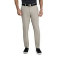 thumbnail image 1 of Men's Haggar® Cool Right® Performance Flex Slim-Fit Flat-Front Pants Color: String Size: 32X29, 1 of 4