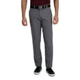 thumbnail image 1 of Men's Haggar® Cool Right® Performance Flex Straight-Fit Flat-Front Pants Color: Heather Gray Size: 38X32, 1 of 4