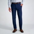 thumbnail image 1 of Men's Haggar® Cool Right® Performance Flex Straight-Fit Flat-Front Pants Color: Midnight Size: 36X34, 1 of 4