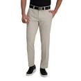 thumbnail image 1 of Men's Haggar® Cool Right® Performance Flex Straight-Fit Flat-Front Pants Color: String Size: 34X32, 1 of 4