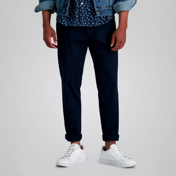 Men's Haggar® Life Khaki™ Slim-Fit Comfort Chino Pants Color: Dark Navy Size: 32X32