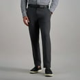 thumbnail image 1 of Men's Haggar® Modern Stretch Herringbone Straight Fit Pants Color: Medium Grey Size: 32X32, 1 of 4