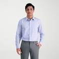 thumbnail image 1 of Men's Haggar® Premium Comfort Classic Fit Wrinkle Resistant Dress Shirt Color: Tonal Blue Check Size: 16.5-34/35, 1 of 4