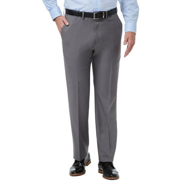 Men’s Haggar® Premium Comfort Expandable-Waist Classic-Fit Stretch Flat-Front Dress Pants