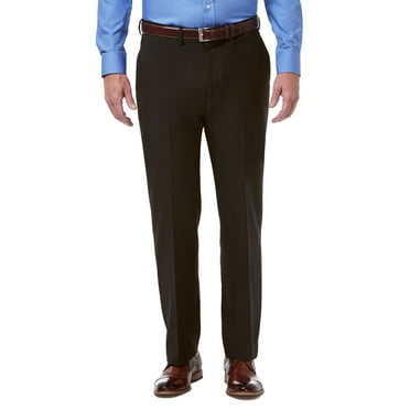 Men’s Haggar® Premium Comfort Expandable-Waist Classic-Fit Stretch Flat-Front Dress Pants