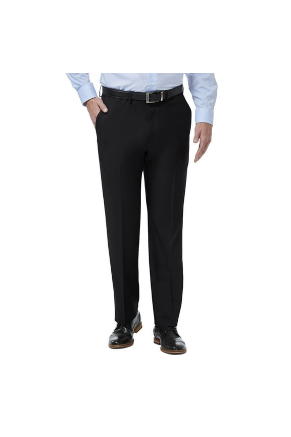 Men’s Haggar® Premium Comfort Expandable-Waist Classic-Fit Stretch Flat-Front Dress Pants