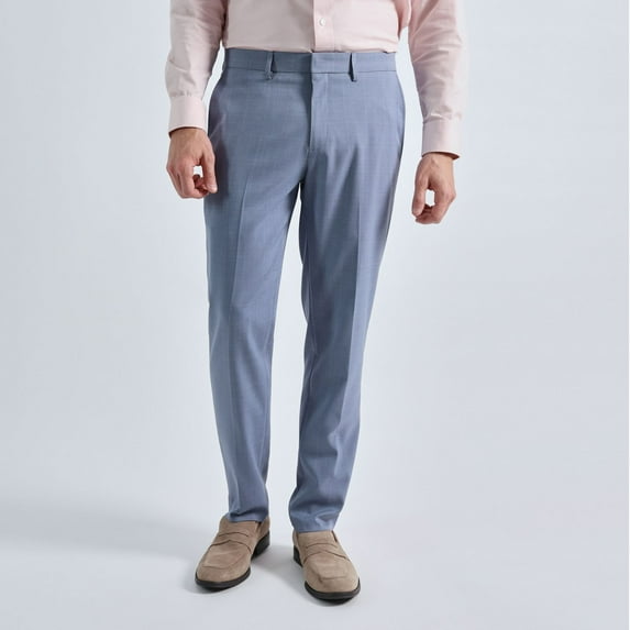 Men's Haggar® Smart Wash® Repreve® Slim-Fit Suit Pants Color: Chambray Size: 29X30