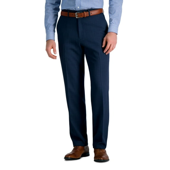 Men's Haggar® Premium Comfort Straight-Fit Dress Pants Color: Blue Size: 32X32