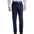 thumbnail image 1 of Men's Haggar® Premium Comfort Straight-Fit Flat-Front Dress Pants Color: Blue Size: 36X32, 1 of 2