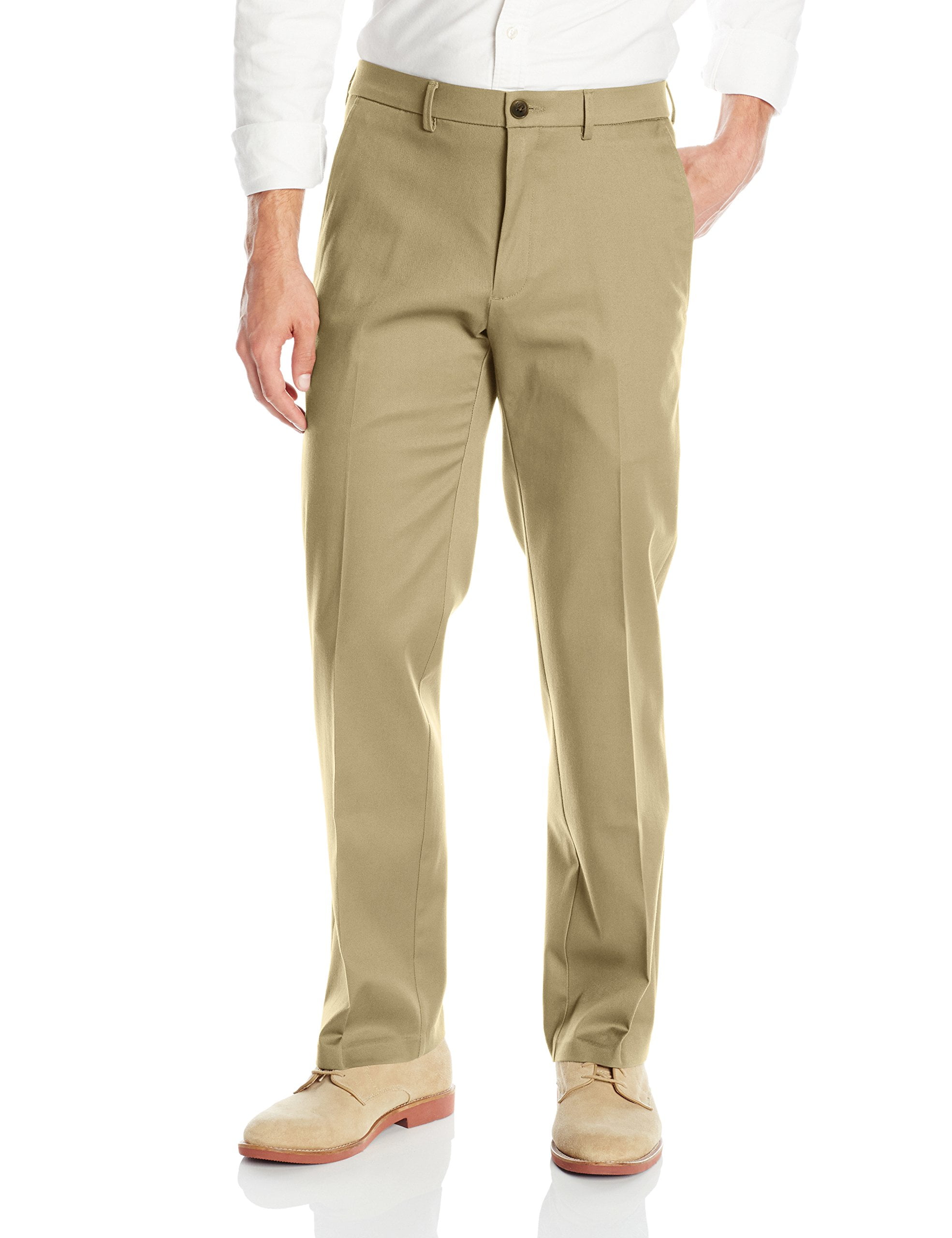 Men's Haggar® Premium No-Iron Khaki Super Flex Waist Men's Haggar® Premium No-Iron Khaki Super Flex Waist