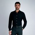 thumbnail image 1 of Men's Haggar® Smart Wash® Classic Fit Wrinkle Free Dress Shirt Color: Black Size: 16.5-34/35, 1 of 4