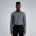 thumbnail image 1 of Men's Haggar® Smart Wash® Classic Fit Wrinkle Free Dress Shirt Color: Medium Gray Box Geo Size: 18.5-34/35, 1 of 4
