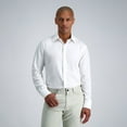 thumbnail image 1 of Men's Haggar® Smart Wash® Slim Fit Wrinkle Free Dress Shirt Color: White Solid Size: 17.5-34/35, 1 of 4