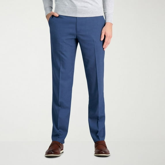 Men's Haggar® Straight-Fit Dress Pants Color: Chambray Size: 40X32