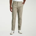 thumbnail image 1 of Men's Haggar® Wrinkle Free Performance Khaki Slim Fit Flat Front Pants Color: Medium Khaki Size: 34X29, 1 of 4