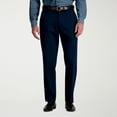 thumbnail image 1 of Men's Haggar®&nbsp;Wrinkle Free Performance Khaki Classic Fit Flat Front Pant Color: Navy Size: 34X29, 1 of 4