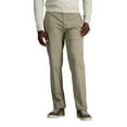 thumbnail image 1 of Men's Haggar®&nbsp;Wrinkle Free Performance Khaki Straight Fit Flat Front Pant Color: Medium Khaki Size: 38X34, 1 of 4