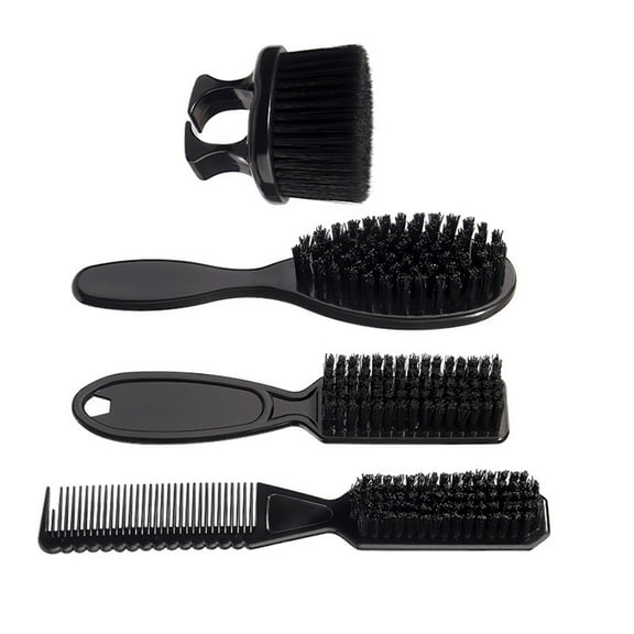 Men's Hair Brush 4 Pieces Comb Set Designed For Effortless Slicked Back Styles Suitable For Different Hair Types