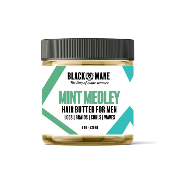 Men's Hair Oil For Dry Hair; Wave Grease For Men; Natural Peppermint and Tea Tree Hair Butter Pomade For Men; Men's Hair Products