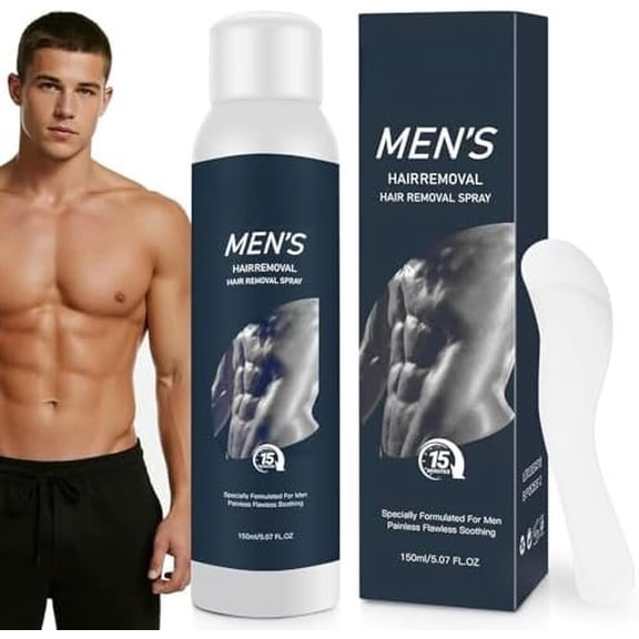 Men's Hair Removal Extract Depilation Gentle Depilatory Cream with Extracts, Formula for Armpits, Chest, , &
