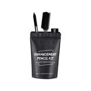 Men’s Hairline & Beard Enhancement Pencil Kit - Waterproof Grooming Tool for Natural-Looking Styling, Travel-Size Black Filler Pen