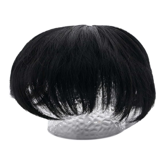 Men's Hairpiece for Thinning Hair & Bald Spots, Natural Short Hair Topper for Top Coverage, Breathable Scalp Hair Patch