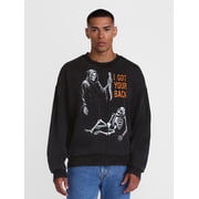 Men's Halloween Back Breaker Graphic Long Sleeve Sweatshirt from Way to Celebrate, Sizes XS-5XB