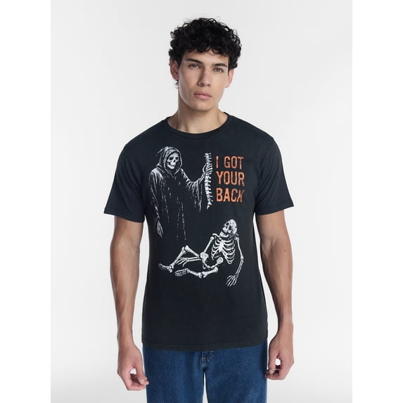Halloween Men's Back Breaker Graphic Tee from Way to Celebrate, Sizes XS-4XLT