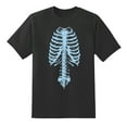 thumbnail image 1 of Men's Halloween Blue Skeleton Funny Mens Graphic T Shirts,XXL, 1 of 1