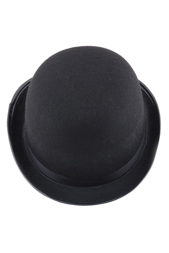 Men's Halloween Bowler Hat, Gentleman's Derby Costume Hat for Performances, Cosplay, and Themed Parties