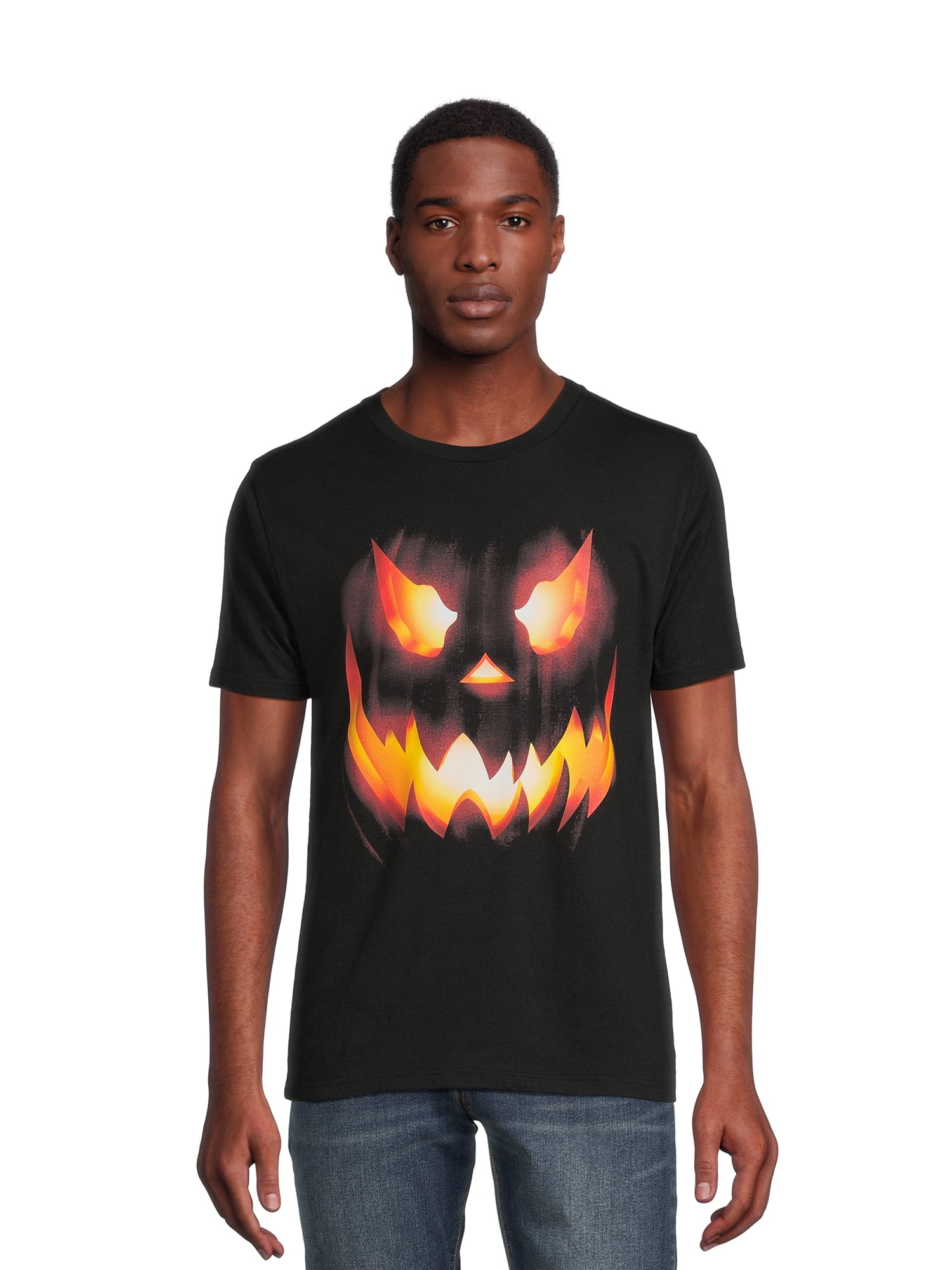  Scary Pumpkin Face Matching Family Halloween T-Shirt :  Clothing, Shoes & Jewelry