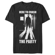 Mens Halloween II Michael Myers Crash the Party Graphic Tee Black X Large