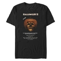 Men's Halloween II Skeleton Movie Poster Graphic T-Shirt