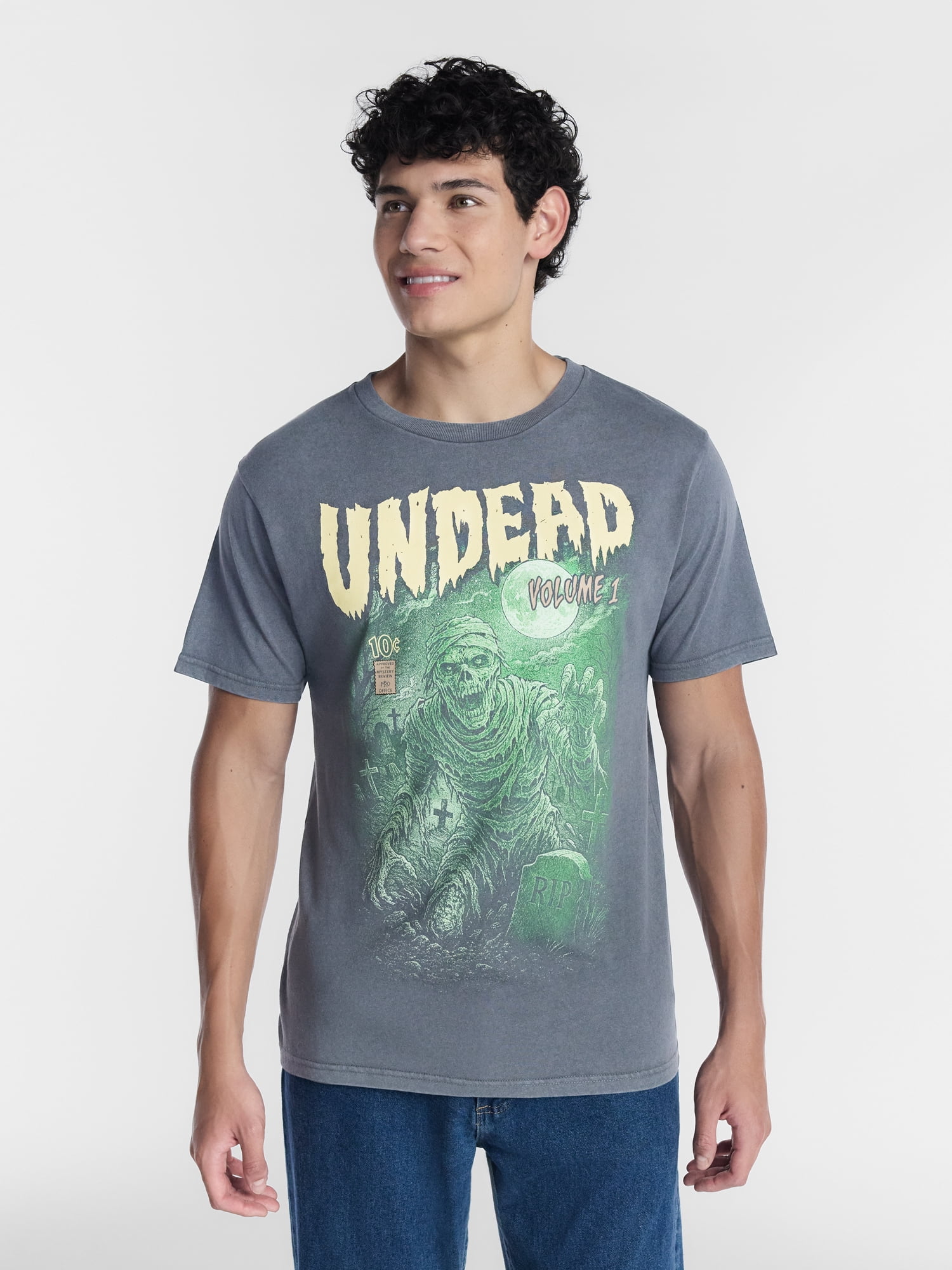 Men's Halloween Monsters Graphic Tee Shirt from Way to Celebrate, Sizes XS-4XLT