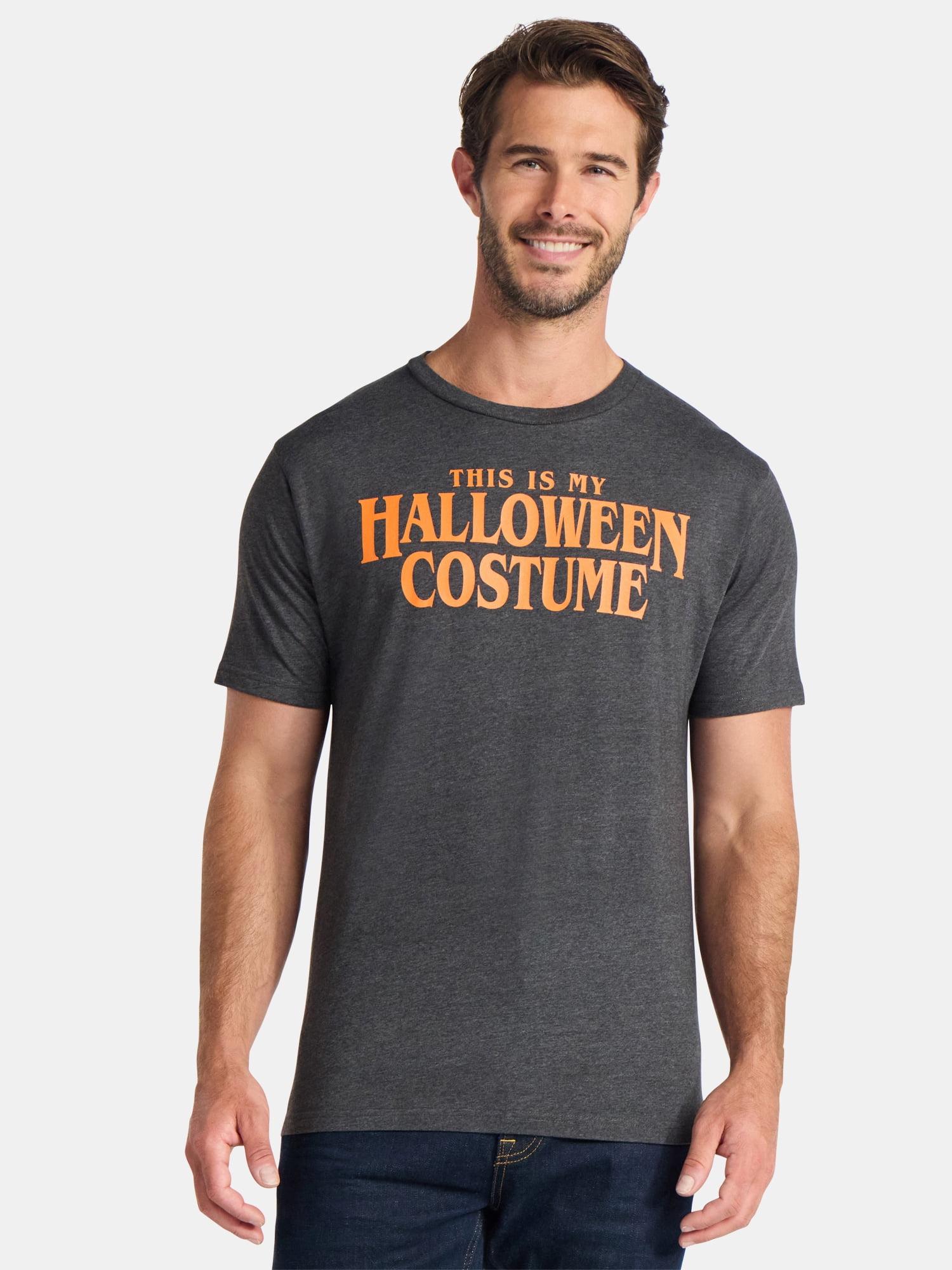 Halloween Men's This Is My Costume Graphic Tee from Way to Celebrate, Sizes XS-3XL