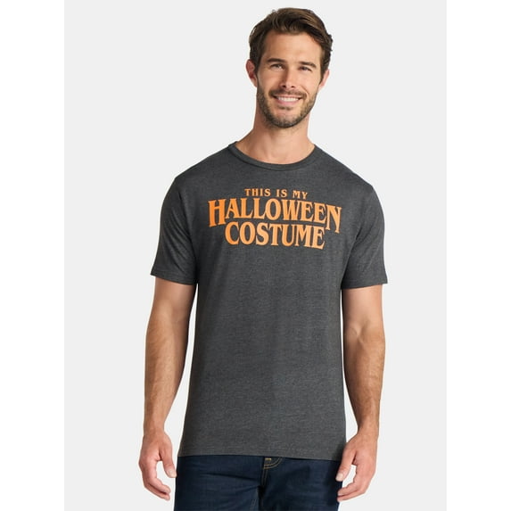 Halloween Men's This Is My Costume Graphic Tee from Way to Celebrate, Sizes XS-3XL