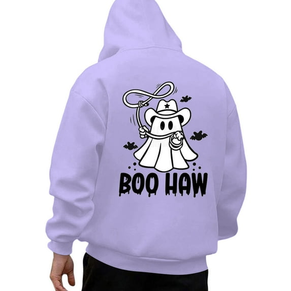 Men's Halloween Print Hoodie Casual Pullover Sweatshirt Warm Comfortable Streetwear Fashion Hooded Top for Fall Winter School Outfits for Teachers