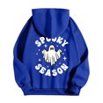 thumbnail image 1 of Men's Halloween Print Hoodie Casual Pullover Sweatshirt Warm Lined Comfortable Streetwear Soft Blend School Outfits for Teachers, 1 of 4