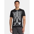 thumbnail image 1 of Halloween Men's Skeleton Webbed Ribs Graphic Tee from Way to Celebrate, Sizes XS-3XL, 1 of 5