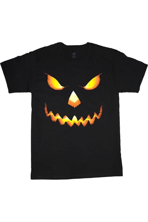 Men's Halloween T-shirt Pumpkin Face Tee