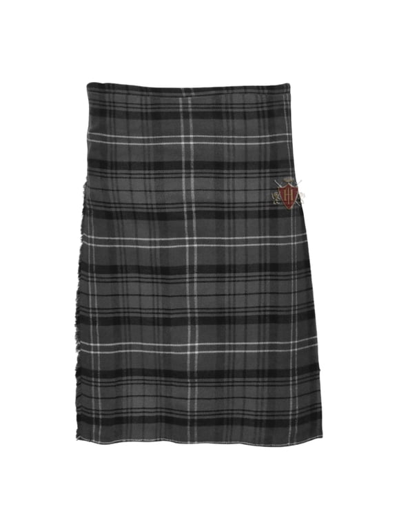Men’s Hamilton Grey Charcoal Tartan Kilt