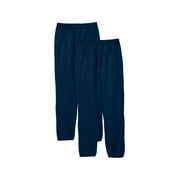 HANES Men's Fleece Sweatpants 2-Pack EcoSmart Fleece Perfect Fit 32" inseam