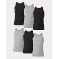 thumbnail image 1 of Hanes Tank 6-Pack Ultimate ComfortSoft Dyed Tagless Wicking Cool Comfort Ribbed, 1 of 6