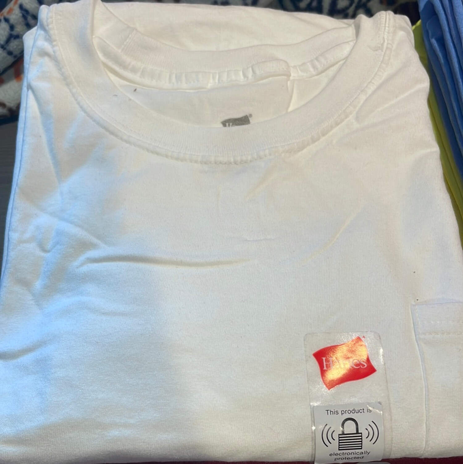 Hanes ComfortSoft 3 Magliette Uomo, Bianche, Scollo A V, Taglia 3XL – Nuove Con Etichette - Foto 6