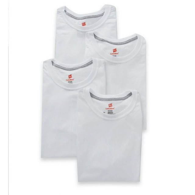 Men's Hanes UBT1W4 Ultimate Comfortblend Slim Fit T-Shirts - 4 Pack