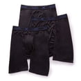 thumbnail image 1 of Men's Hanes UPBLB3 Ultimate X-Temp Long Leg Boxer Briefs - 3 Pack (Black XL), 1 of 3