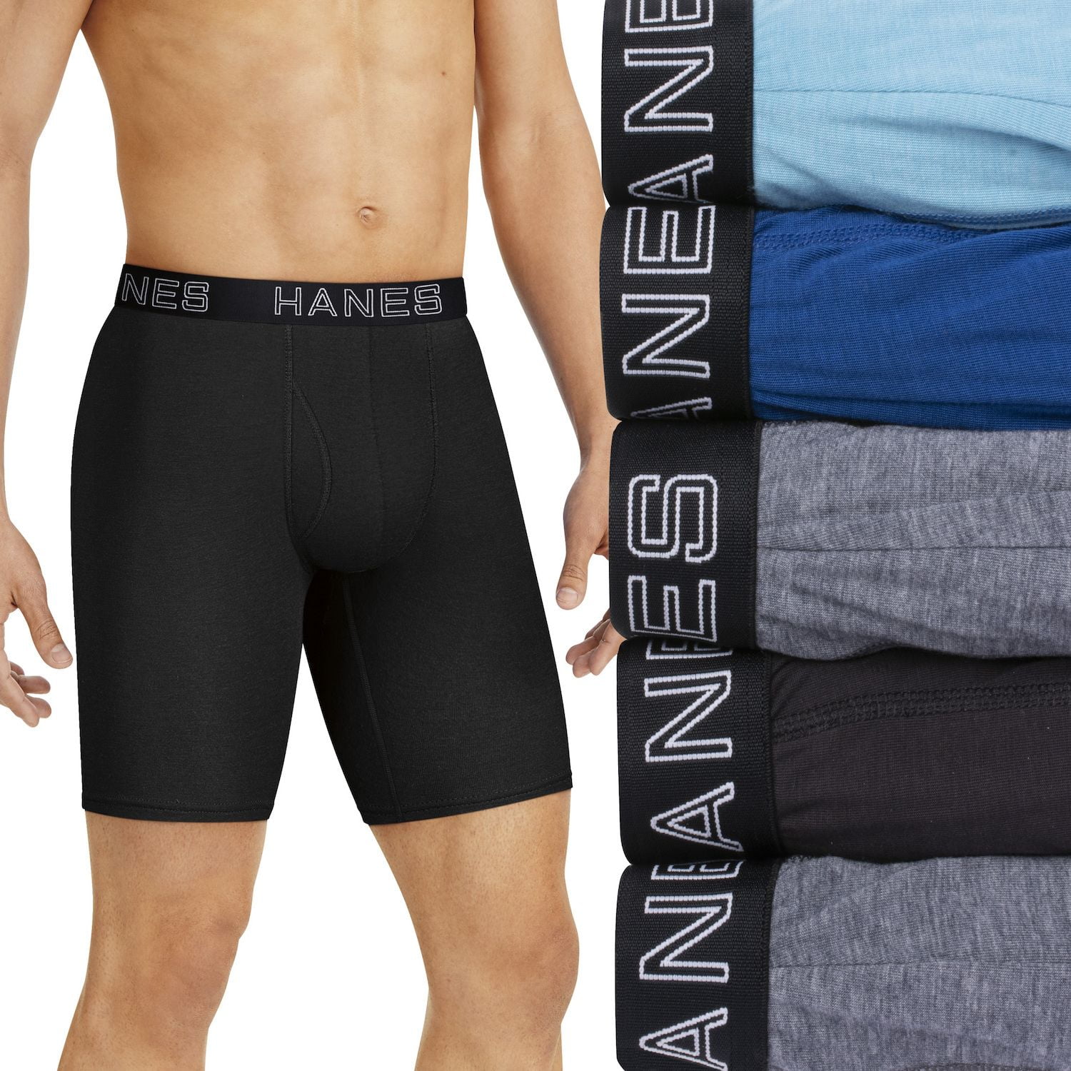 Hanes comfort flex fit long leg boxer briefs sales